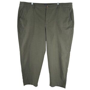 J. Crew Cotton Camp‎ Pant Womens Size 22 Spanish Moss Green NWT PT-2616